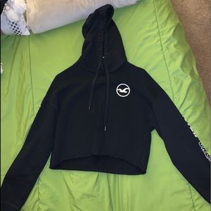 Hollister cropped hoodie